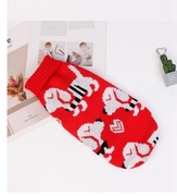 Ciepły sweterek z golfem dla psów małych ras r. L