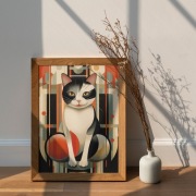 Oryginalne Plakaty A3 z kotami, doskonała jakość