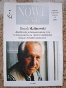 Nowe Książki - miesięcznik nr 905 (7/1994) Henryk Skolimowski - filozof