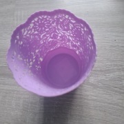 Koszyk plastikowy dekoracyjny (ażurowy)