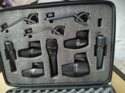 Zestaw mikrofonów perkusyjnych. 