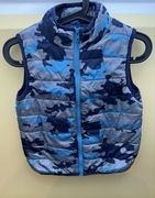 Gymboree bezrękawnik ciepły niebieski wygodny dla chłopca S