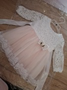 Ubranko do chrztu dla dziewczynki roz.62