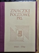 Klaser jubileuszowy TOM IV + znaczki pocztowe polskie czyste ** 1960-1961r.