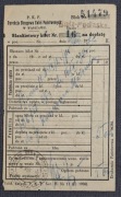 Biała Podlaska 1939, Blankietowy bilet na dopłatę PKP - unikat !