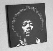 Jimi Hendrix Oryginalny obraz na blasze Staloryt Grawer
