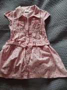 NEXT Sukienka różowa łączka j. nowa  r. 98 2-3Y.