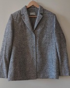 Vintage marynarka szara wełniana 