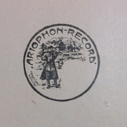 1909 WARSZAWA ARIOPHON RECORD PŁYTY SZELAKOWE 