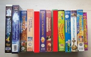 Zestawa bajek na kasetach VHS - 11 sztuk