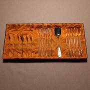 Komplet deserowy posrebrzany - PRL - 20 szt