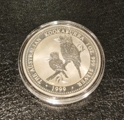 Kookaburra 1999 srebro moneta
