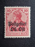 ON 21 e ** Postgebiet Ob. Ost gwar. - 1916r.