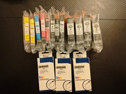 Zestaw 15 sztuk tuszy 570XL 571XL do drukarki Canon