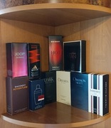 Puste butelki,flakony po perfumach męskich - 10szt.