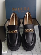 Buty BADURA, półbuty ze skóry naturalnej r.38