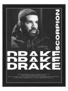 Plakat obraz Drake w ramce 30x40 A3 Album Scorpion muzyka