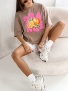 T-SHIRT DAMSKI ORANGE  WIOSNA NOWOŚĆ SM LXL PASTELE WIOSNA 