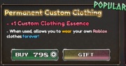 Bizarre Lineage Permament Custom Clothing