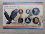 USA zestaw 2011 Inddian Tribe Mesa Grande; proof set; 6 monet