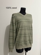 Wełniany sweterek w paski mark and spencer’s