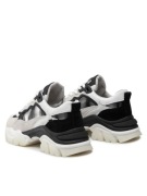 Sneakersy BRONX – 66426-CA White/Black - Okazja cenowa, rozmiar 36