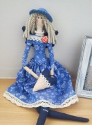 Tilda Błękitny Anioł w kapeluszu 