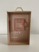 Case na słuchawki AirPods różowy przezroczysty