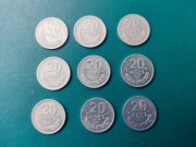 PRL-20GR.-1969/72/73/75/76/77/78/80/81