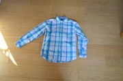 koszula 12-14 lat Tommy Hilfiger  kratka niebieska