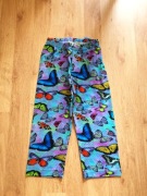 Legginsy 3/4 w motyle roz, 122 niebieskie Gamet