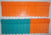 LEGO 31510 / SEPARATOR / POMARAŃCZOWY, TURKUSOWY / 30 SZTUK