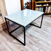 Stolik LOFT blat granitowy