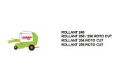 Instrukcja obsługi Claas Rollant 254 ROTO 255 ROTO