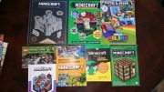 MINECRAFT - DUŻY ZESTAW KSIĄŻEK, MAGAZYNÓW I PORADNIKÓW