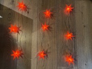 Gwiazdki Wigilijne lampki na kablu (prod. Niemcy)