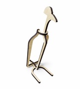 Stojak na wino w kształcie pingwina 