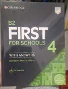 B2 First for Schools 4 Student's Book with Answers with Audio 
