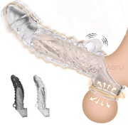 Wibrator wielokrotnego użytku na powiększenie, przedłużacz, zabawki dla