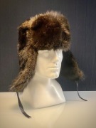 Nowa Luksusowa Męska Uszanka Uszatka Sobol Syberia Ciepla Zima Futro Soboli