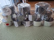 Kalka folia termotransferowa 40x300 out wosk żywica drukarka etykiet 12szt 