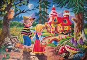 Unikatowe puzzle castorland 1000 Jaś i Małgosia