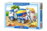 puzzle 60 el. Betoniarka plac budowy Castorland B-06618 + Gratis