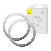 Baseus Halo MagSafe Zestaw 2 Płytek Metalowych | Adapter | Srebrne | Nowe
