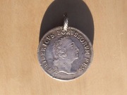 Fryderyk II 1753 A Prusy 8 dobrych groszy guten groschen srebro wisiorek 