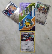 Pokemon booster Prize pack seven karty pokemon Honedge Doublade Aegislash