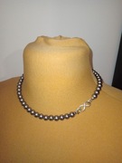 Komplet naszyjnik i bransoletka z pereł muszlowych shell + pudełko