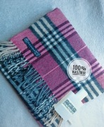 Szalik kaszmir krata 