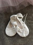 Baletki niemowlęce dziecięce Grishko No i 26 białe balet rytmika