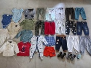 Rozmiar 74 zestaw ubrań chłopięcych ubranka dla maluszka